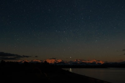 夜景摄影满山星空